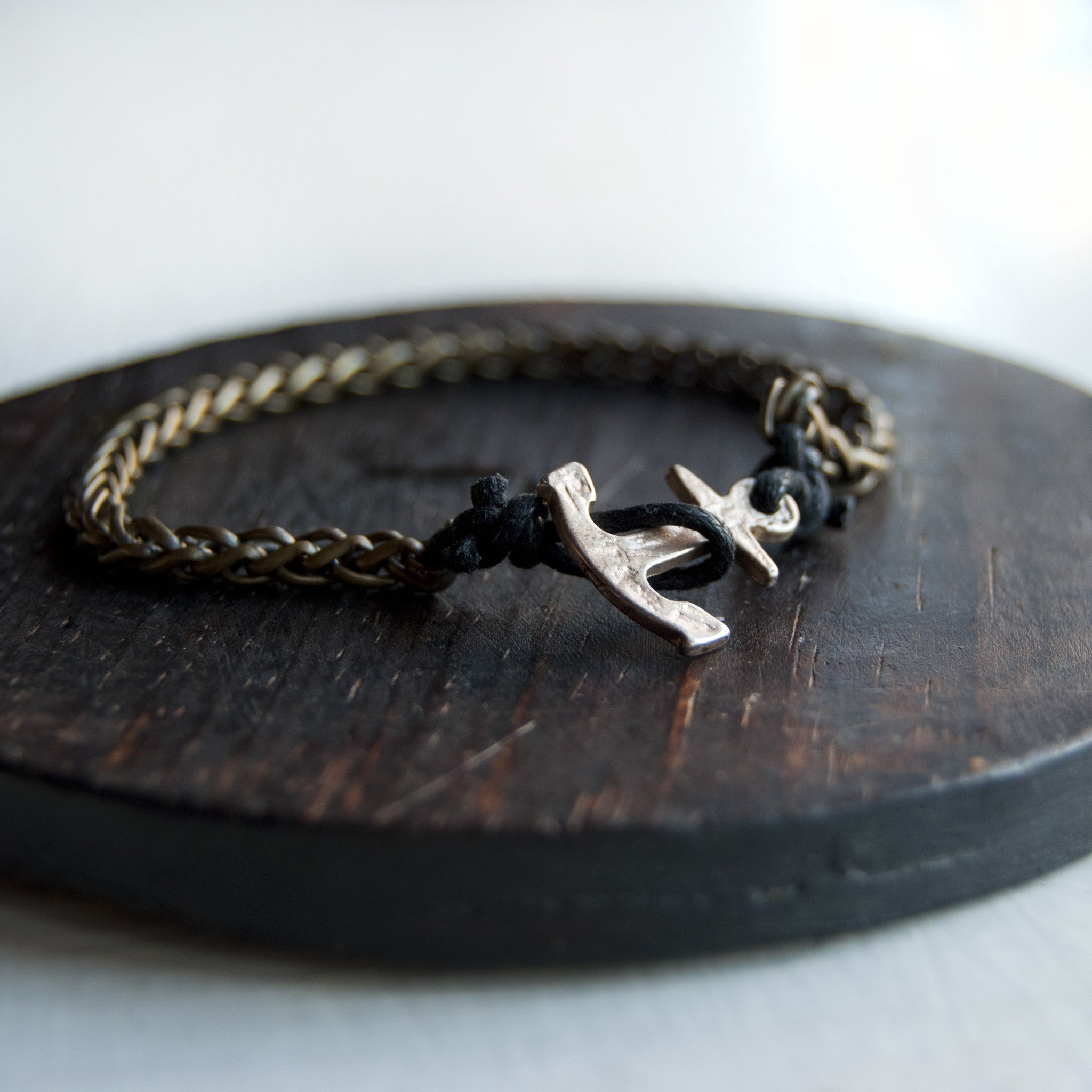 Sterling silver chain bracelet for men | Emmanuela® nautical jewelry –  Emmanuela - handcrafted for you®